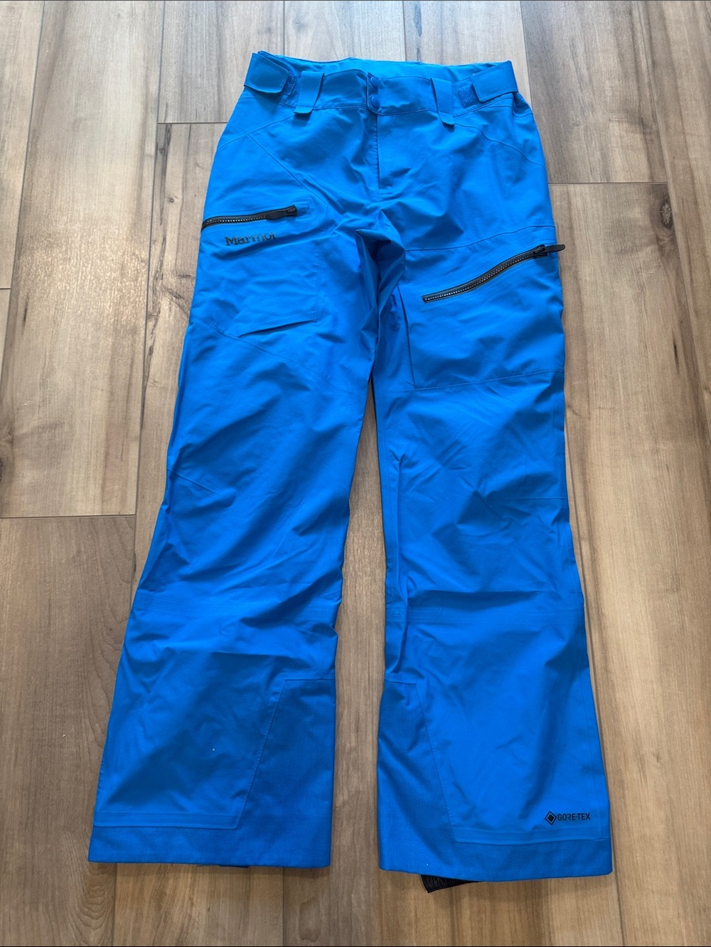 NEW Marmot Pro Gore Tex Women Snow Ski Pants in Vibrant Blue Color Size M